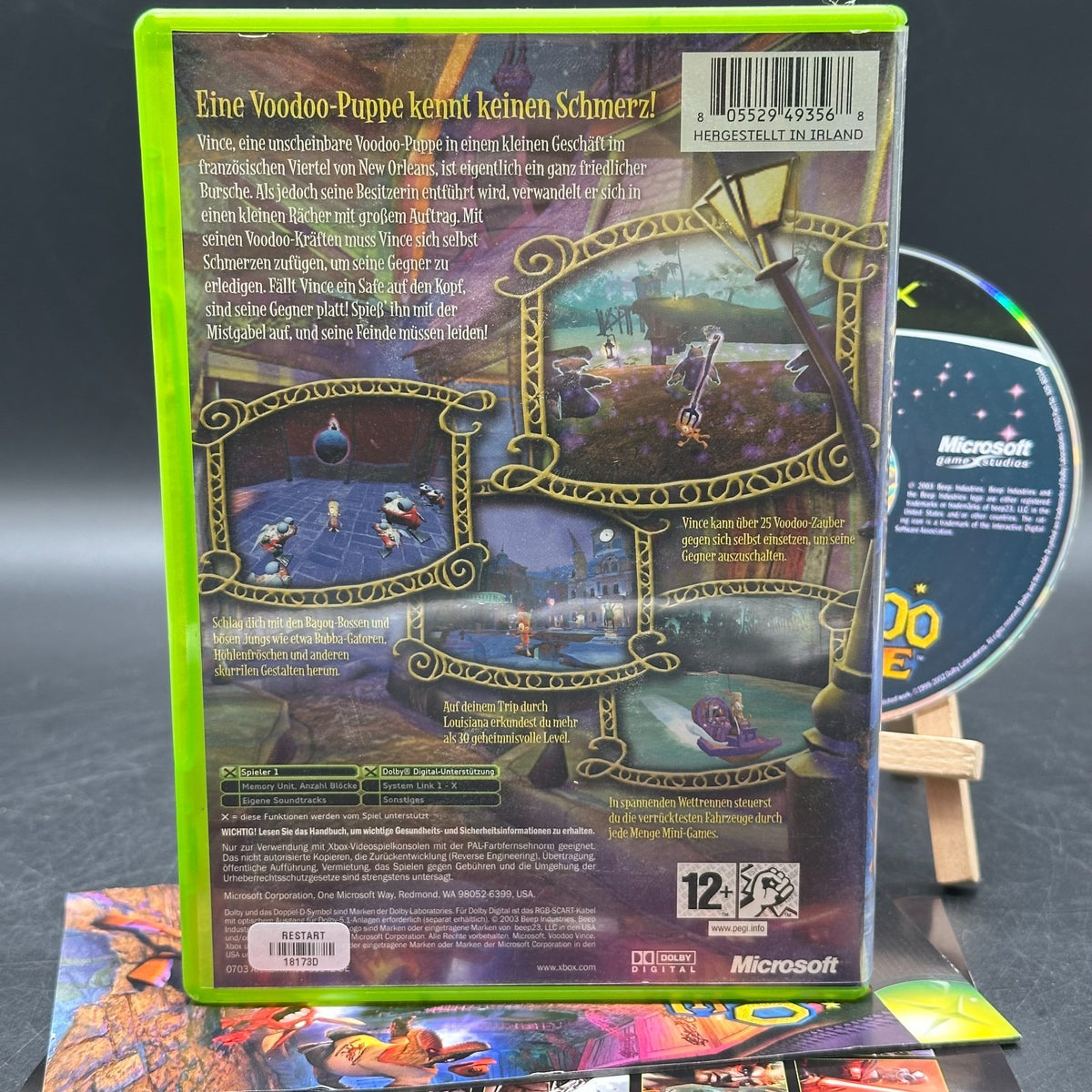 Voodoo Vince (Microsoft Xbox) - CD aufpoliert ✅