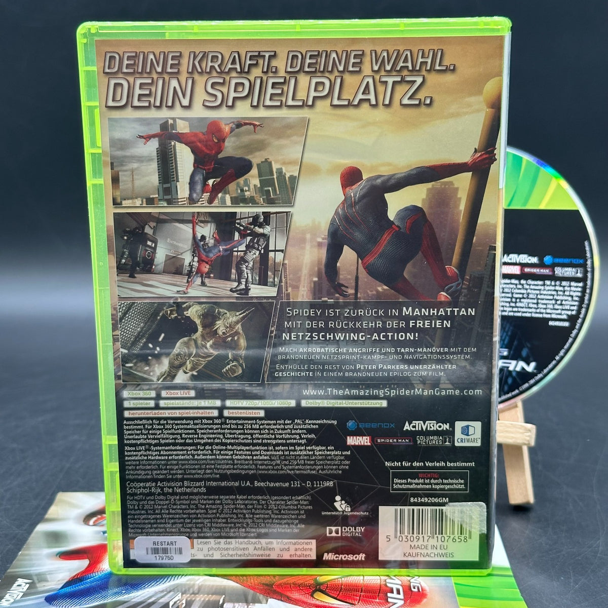 LEGO Marvel Super Heroes (Microsoft Xbox 360) - CD aufpoliert ✅