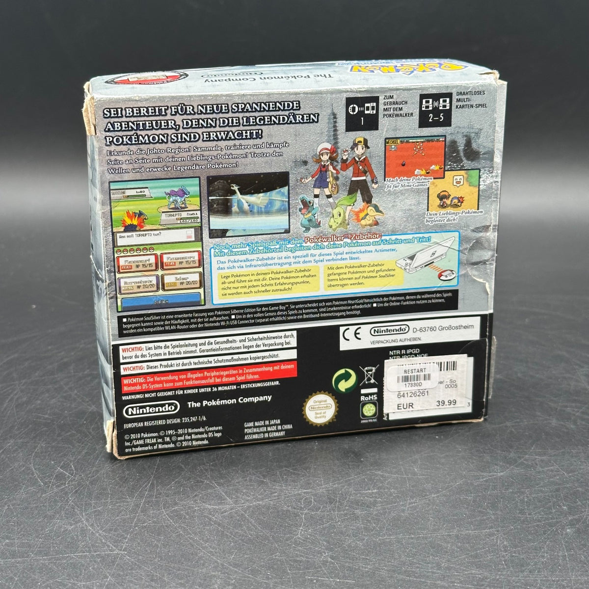 Pokémon: Silberne Edition SoulSilver - ohne Pokewalker (Nintendo DS)
