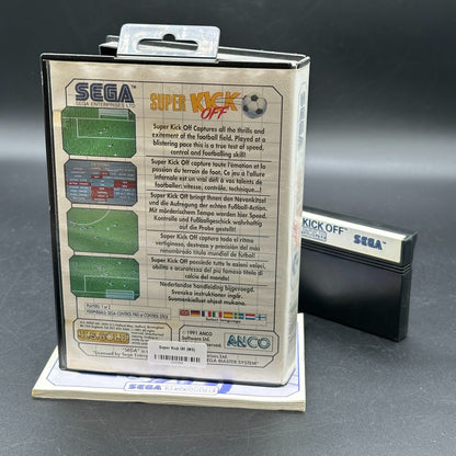 Sega Master System Spiel : Super Kick off - OVP Anleitung Cartridge
