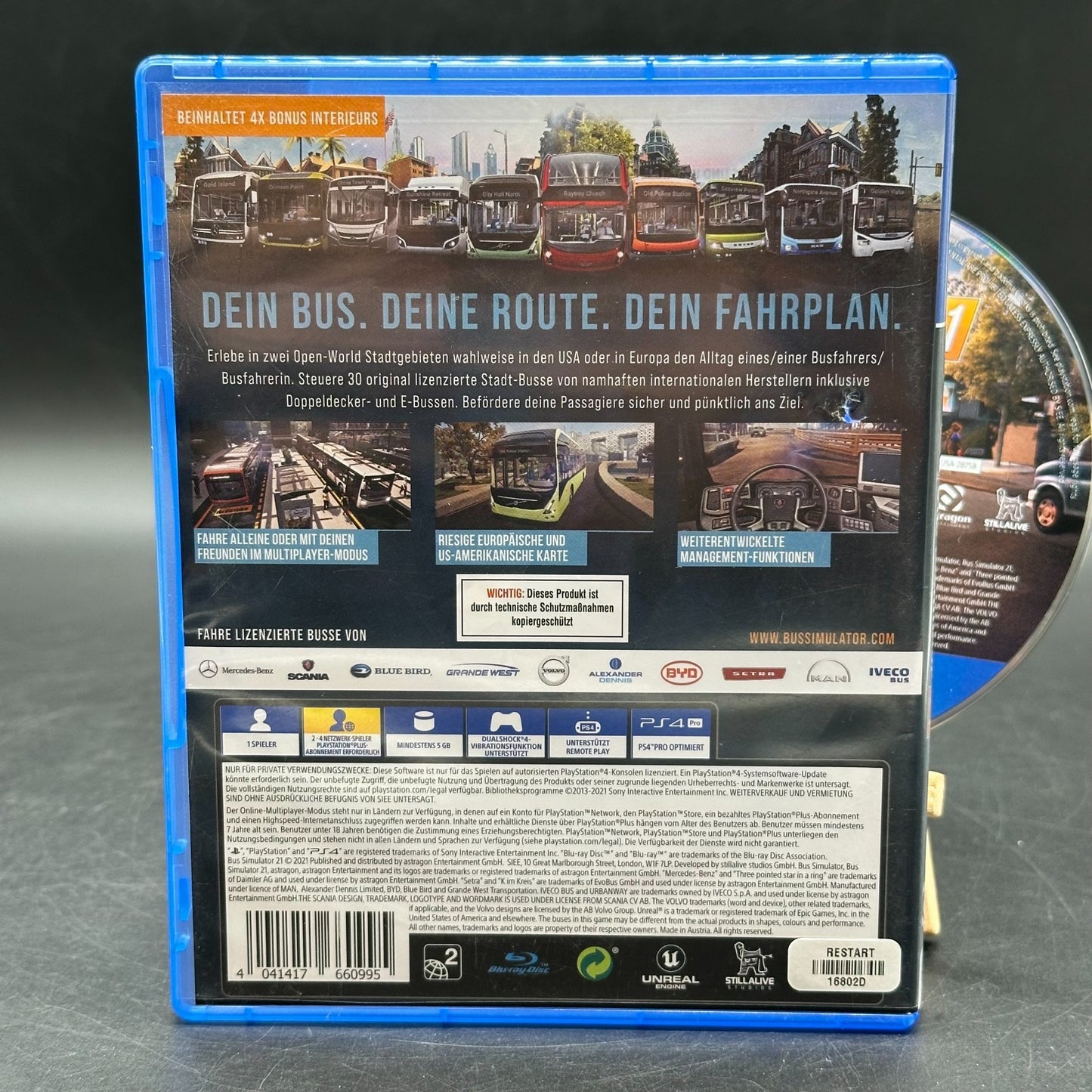 Bus Simulator 21 (PlayStation 4, PS4)