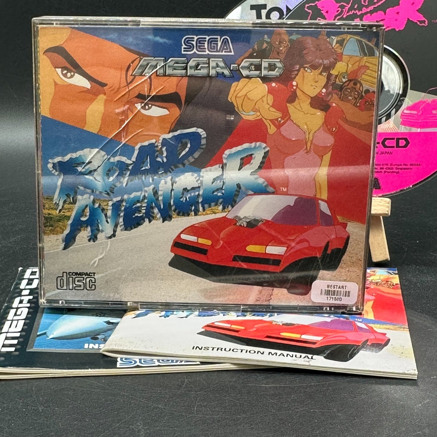 Road Avenger & Tomcat Alley (Sega Mega CD) CDs wie neu ✅