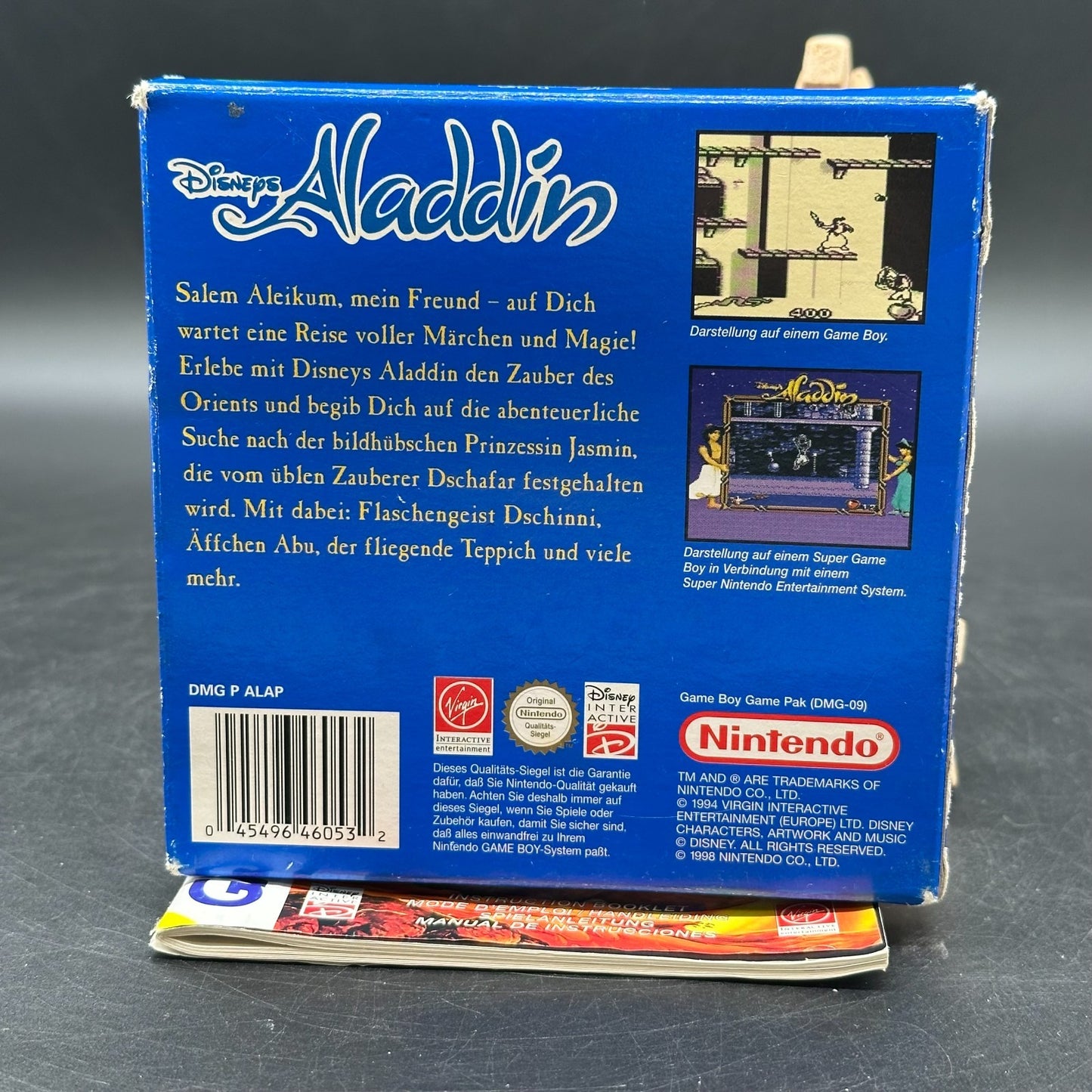 Disneys Aladdin - Nintendo Gameboy Classic Spiel - OVP