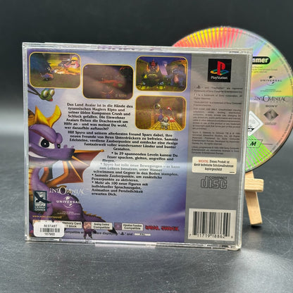 Spyro 2: Gateway to Glimmer (PlayStation 1, PS1) - CD aufpoliert ✅
