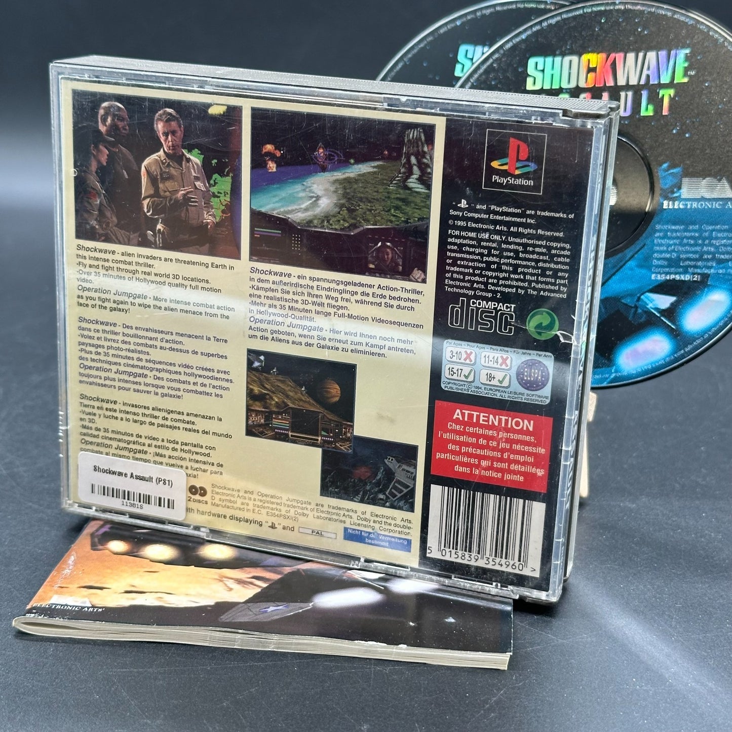 Shockwave Assault (PS1, Playstation 1)
