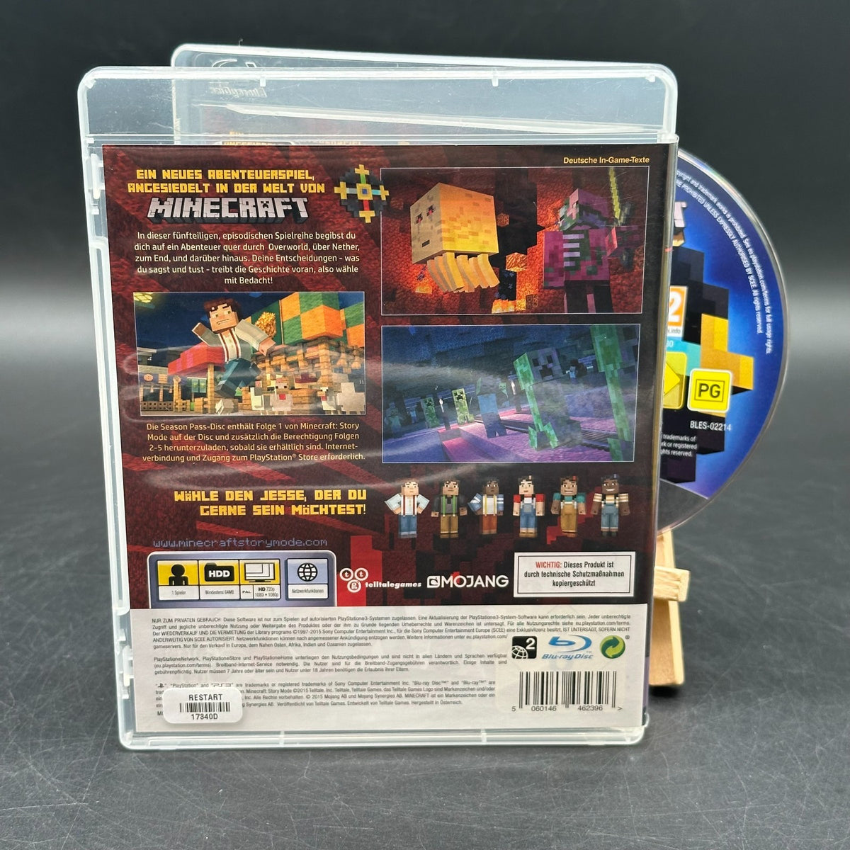 Minecraft: Story Mode A Telltale Games Series (PlayStation 3, PS3)