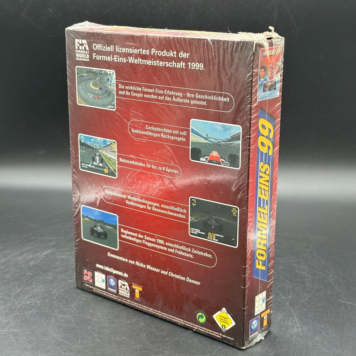 Formel Eins '99 (PC) Big Box NEU sealed OVP Deutsch Michael Schumacher, Häkkinen