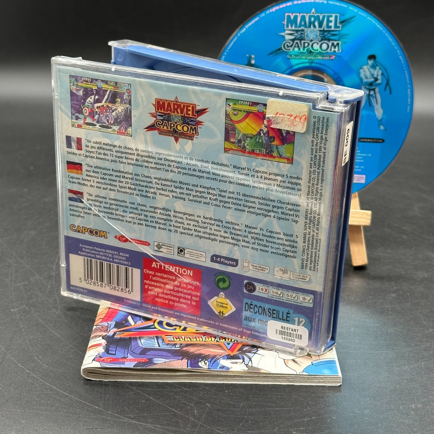Marvel vs. Capcom - Clash of Super Heroes (Sega Dreamcast) - CD aufpoliert ✅