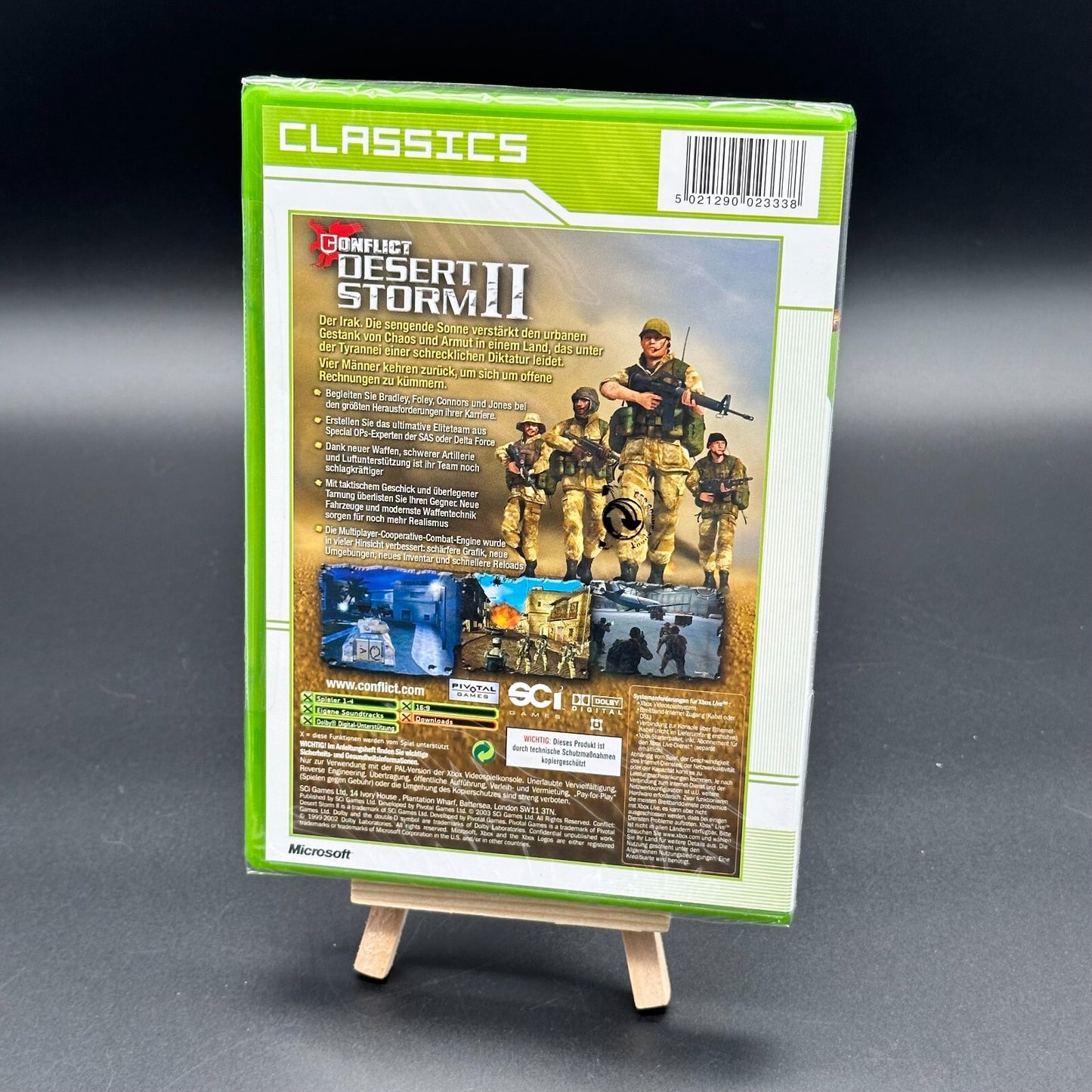 Conflict: Desert Storm Ii (Microsoft Xbox, 2003) Neu Sealed