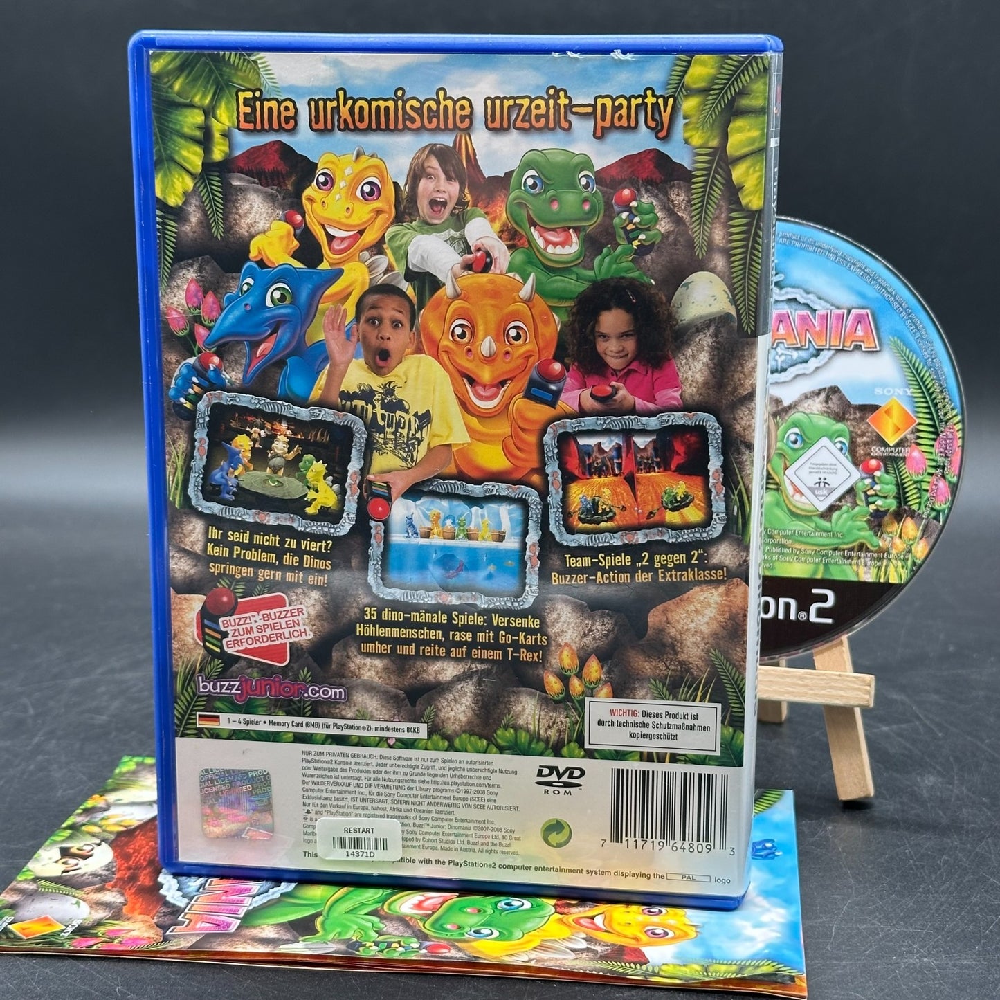 Buzz! Junior: Dinomania (Sony PlayStation 2) PS2 | Spiel + Anleitung