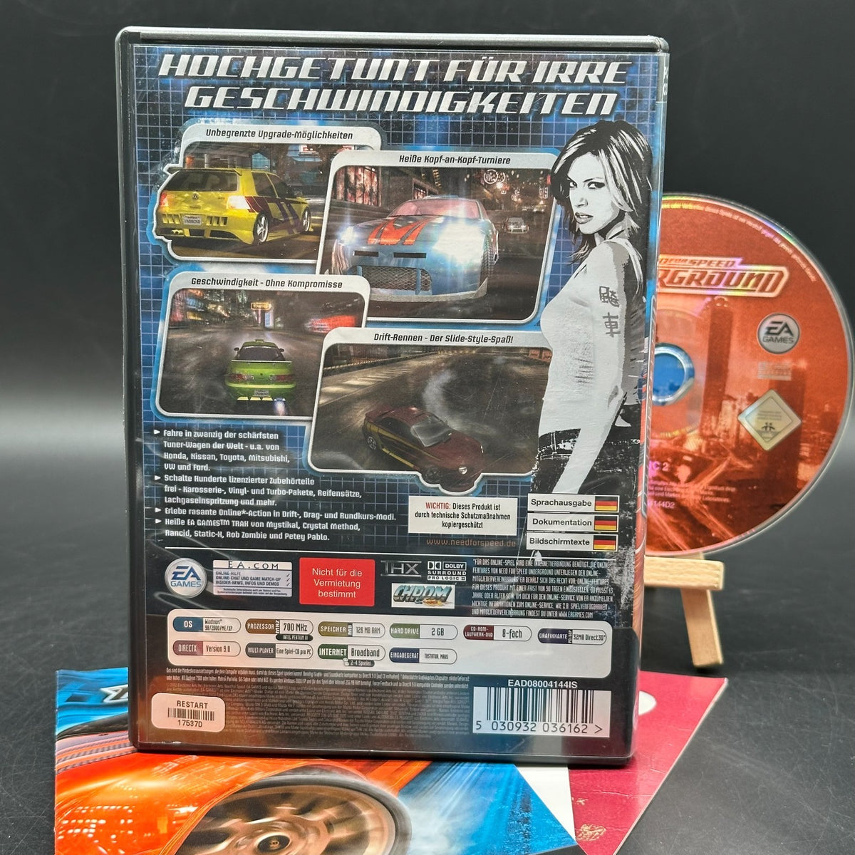 Need for Speed Underground (PC) - CD aufpoliert ✅