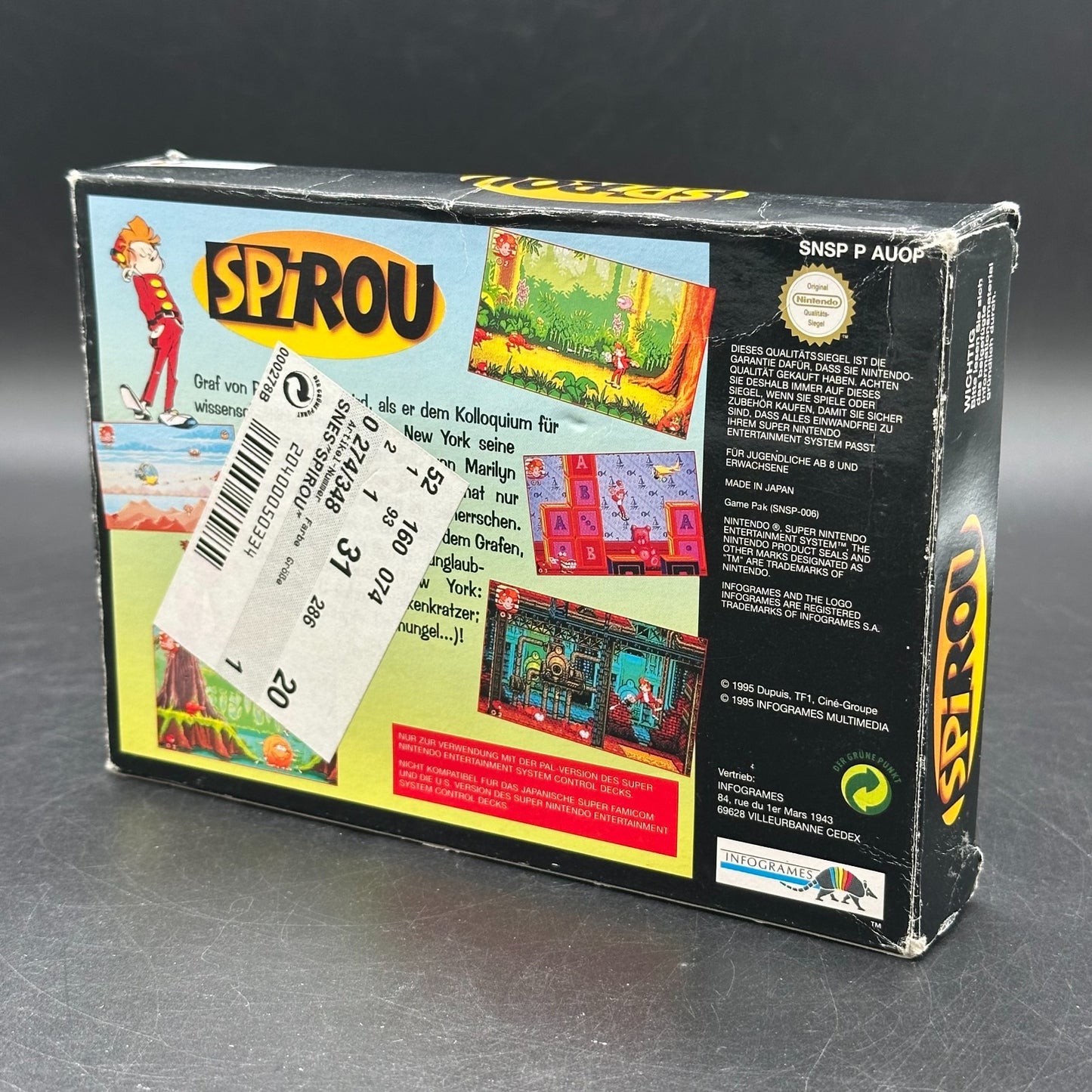 Spirou / SNES / Komplett mit OVP ohne Anleitung