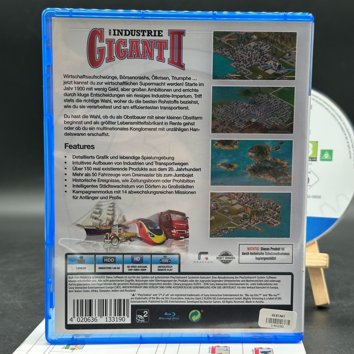 Industrie Gigant 2 II, PS4 (Sony PlayStation 4, 2016)