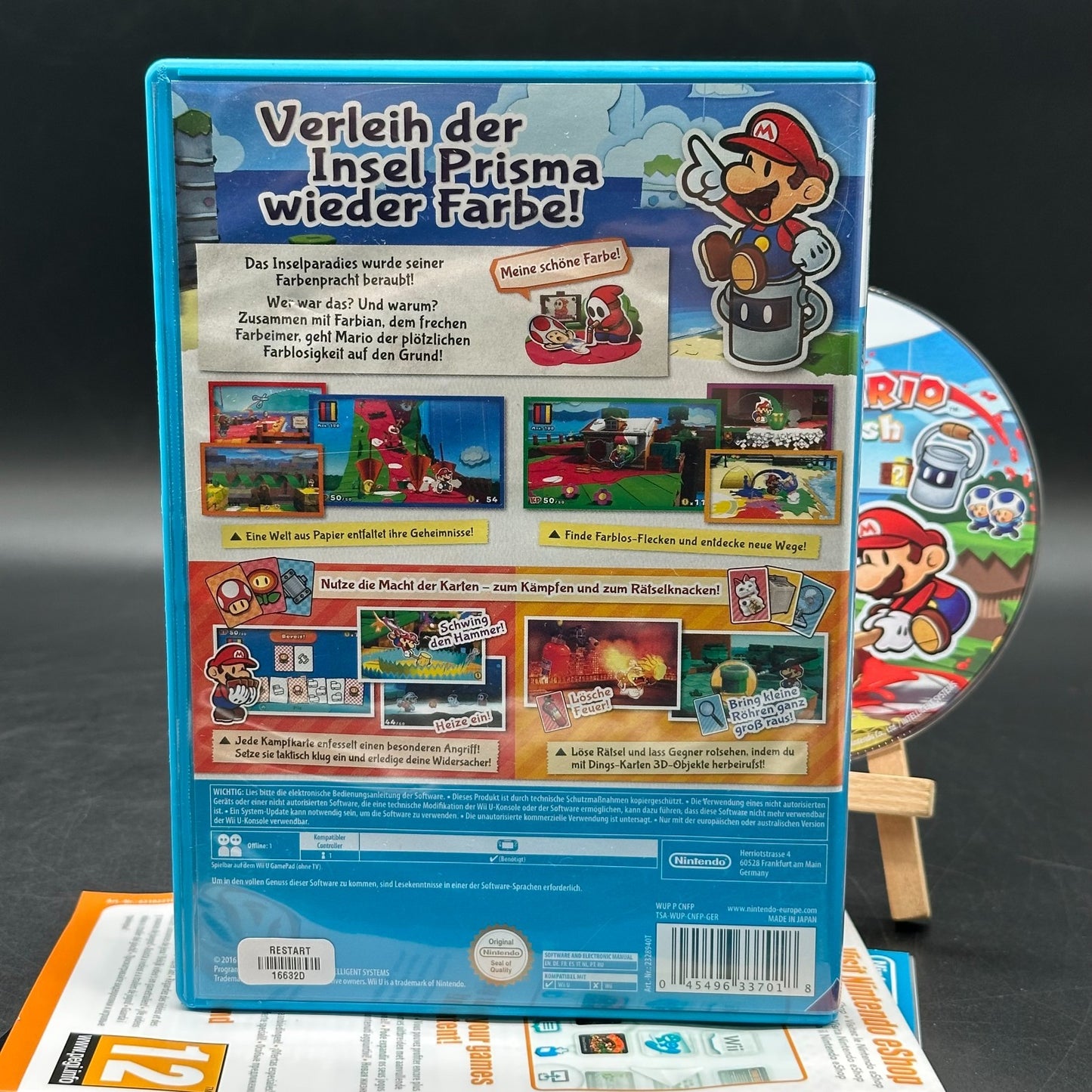Paper Mario: Color Splash (Nintendo Wii U)