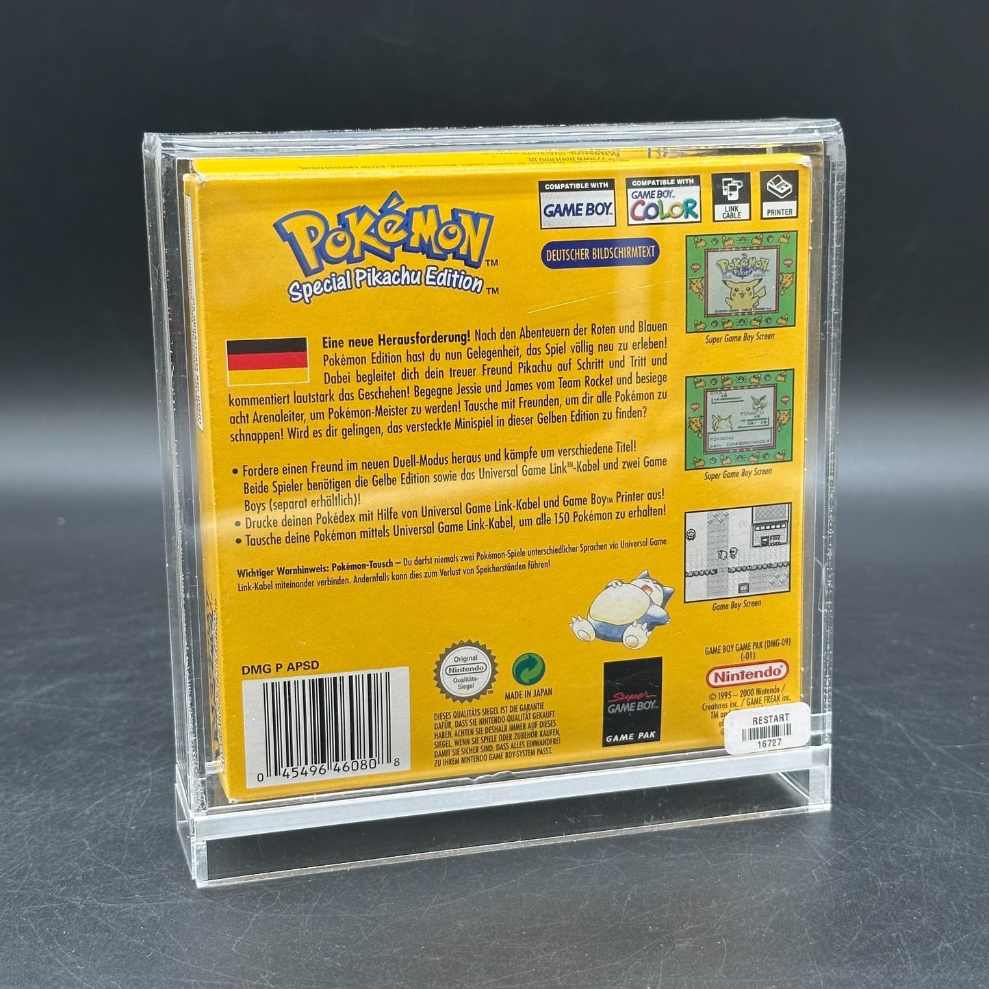 Pokémon Gelbe Edition (Nintendo Game Boy) - Speicherbatt. neu ✅