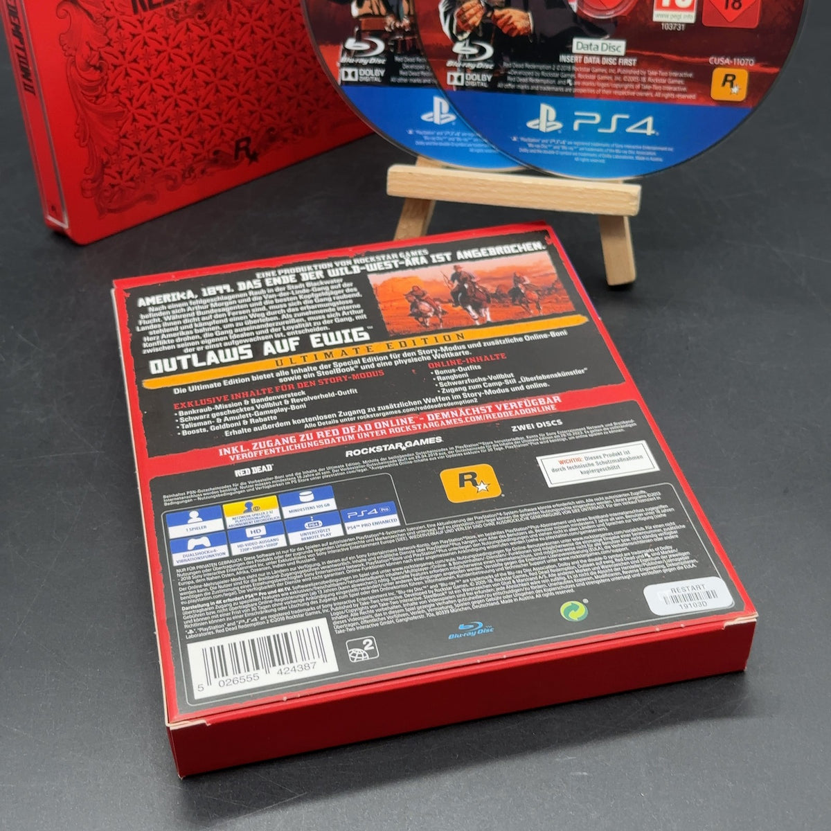 Red Dead Redemption 2 Sony PlayStation 4 PS4 PAL Spiel OVP Ultimate Edition 2018 – Bild 2