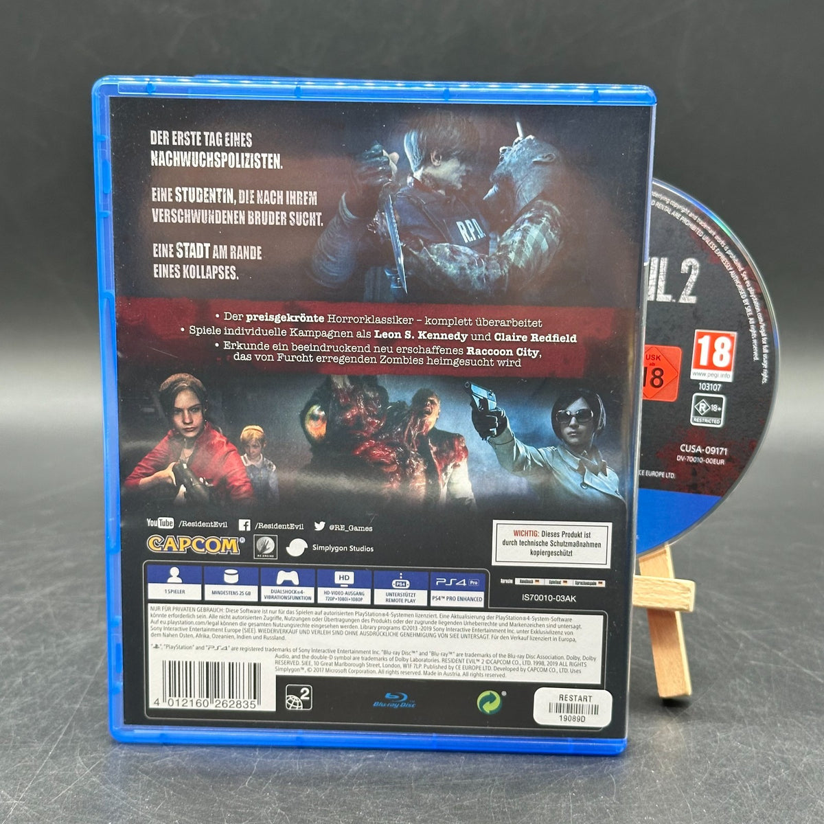 Resident Evil 2 (PlayStation 4, PS4) – Bild 2