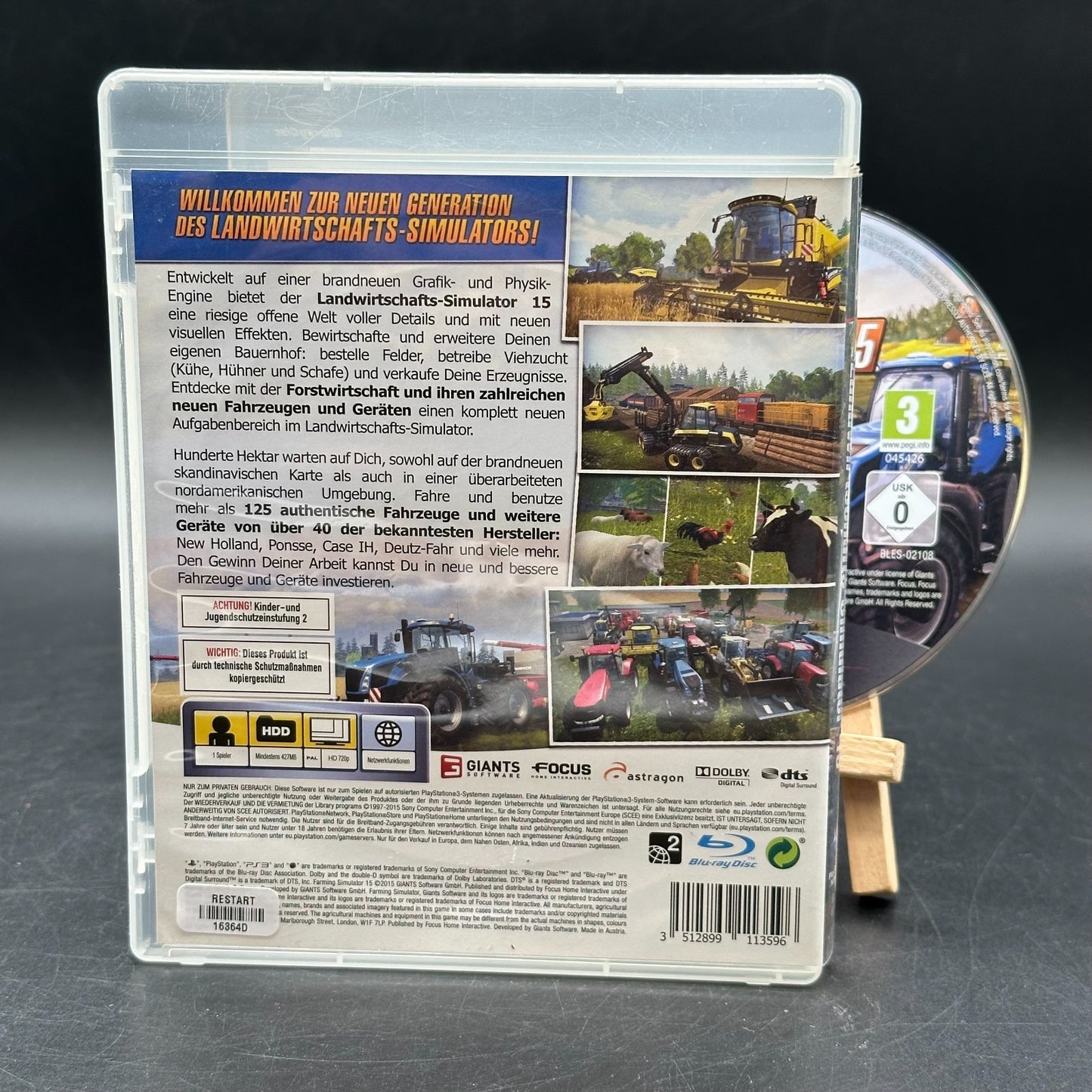 Landwirtschafts-Simulator 15 (PlayStation 3, PS3)