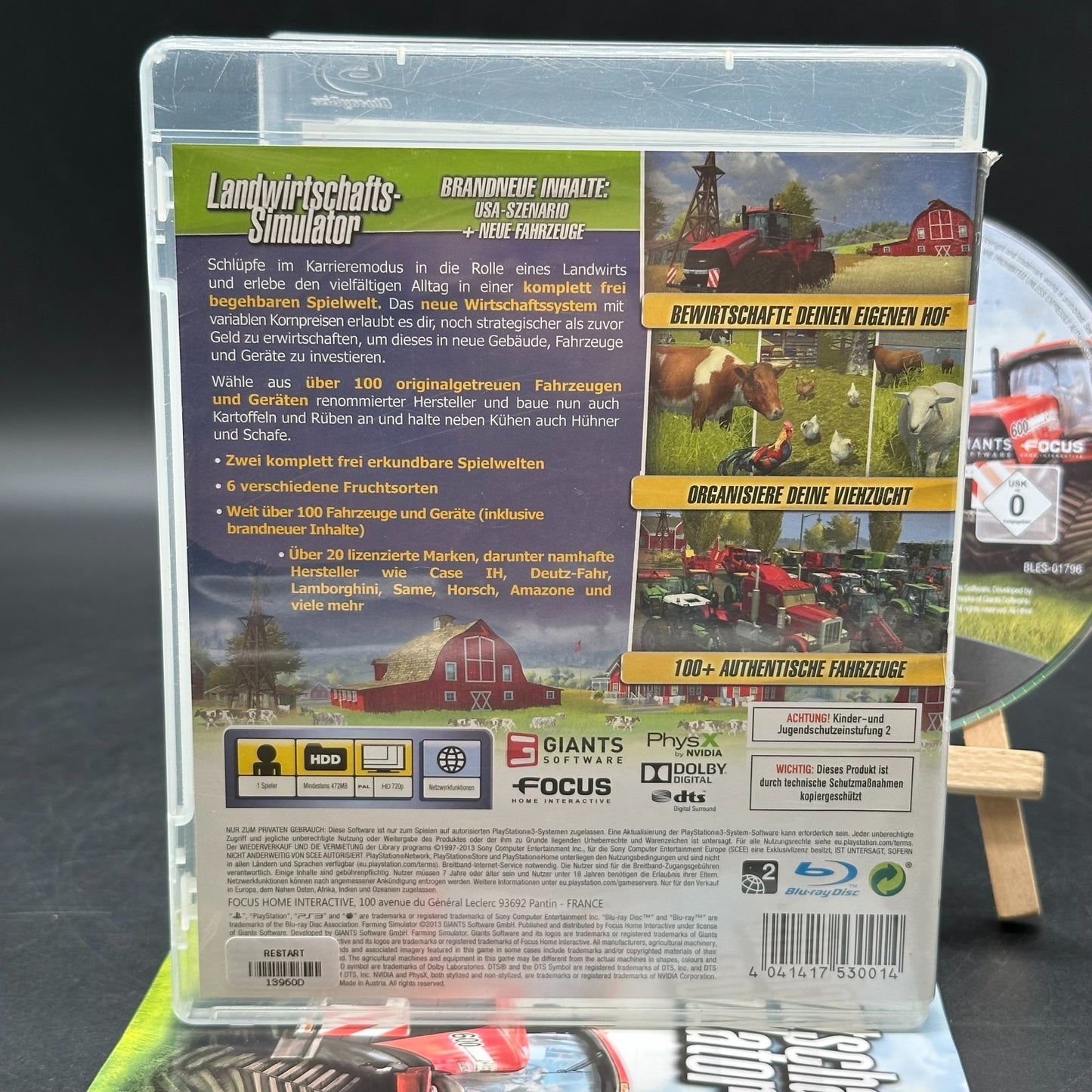 Landwirtschafts-Simulator - Sony Playstation 3 (PS3, 2013) OVP mit Anleitung