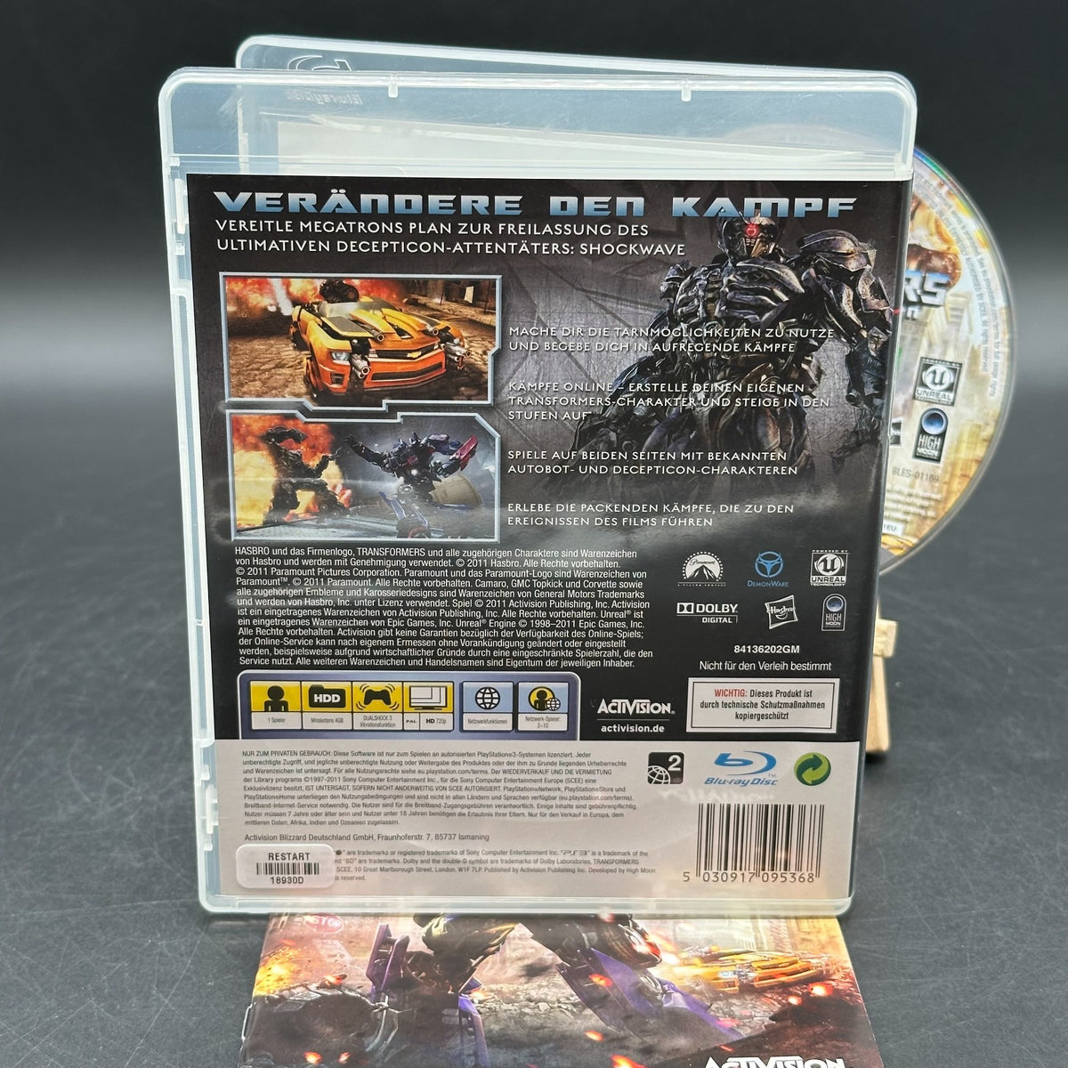 Transformers 3: Dark of the Moon (Sony PlayStation 3, PS3)
