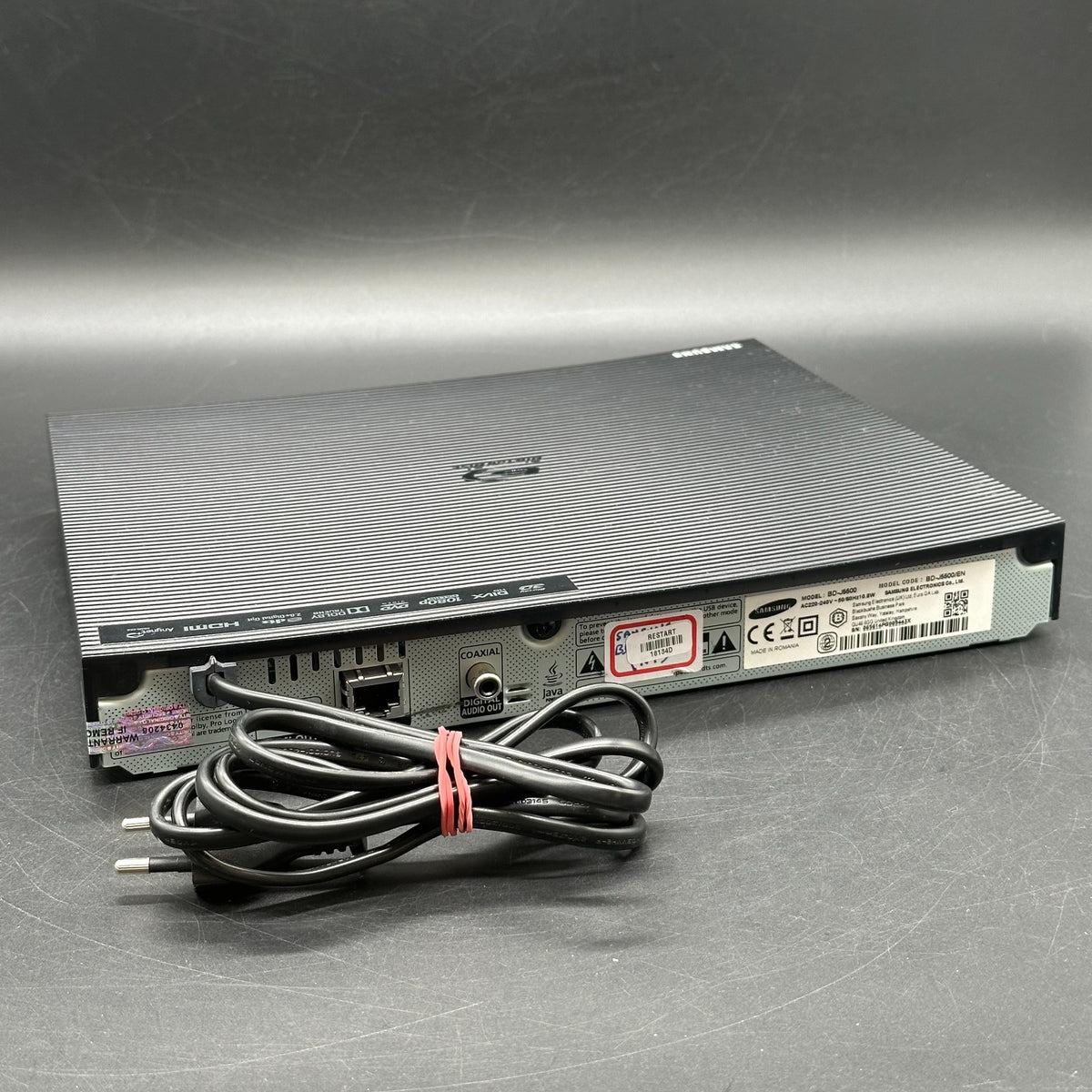 Samsung 3D Blu-ray Player DVD Curved Schwarz BD-J5500 (ohne Fernbedienung) – Bild 2