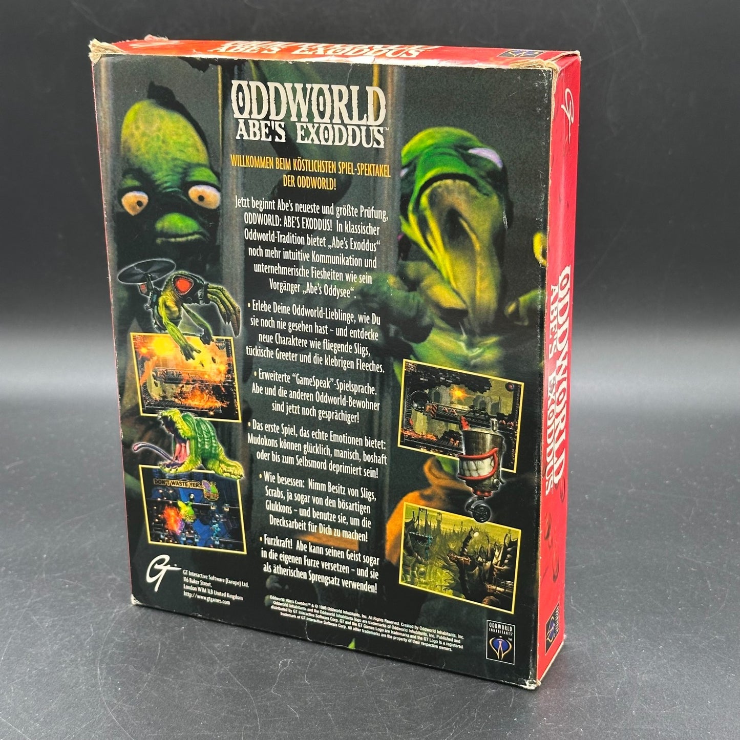 Oddworld Abe´s Exodus in der Big Box für den PC