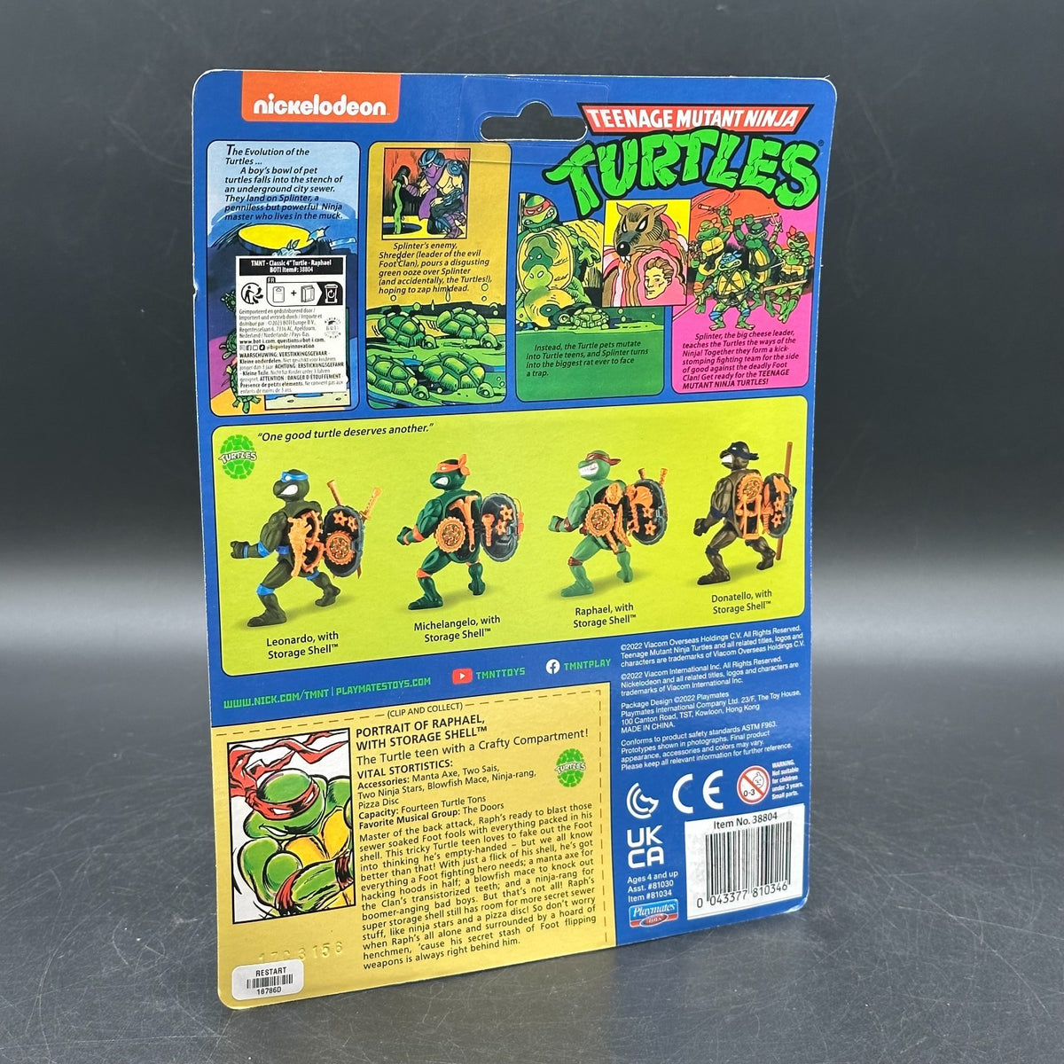 Teenage Mutant Ninja Turtles (TMNT) - Raphael - Playmates Nickelodeon – Bild 2