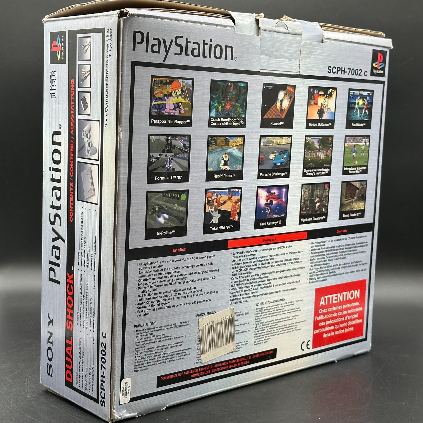 Sony Playstation 1 PS1 Konsole - grau - inkl. Controller in OVP