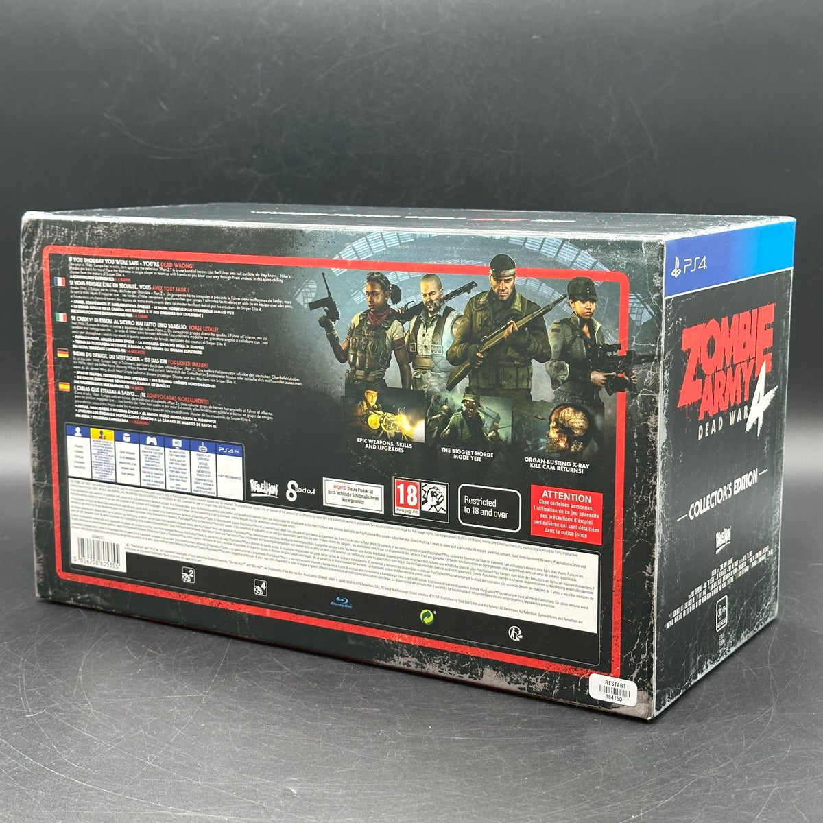 Rebellion Zombie Army 4: Dead War - Collector’s Edition (PlayStation 4, PS4)