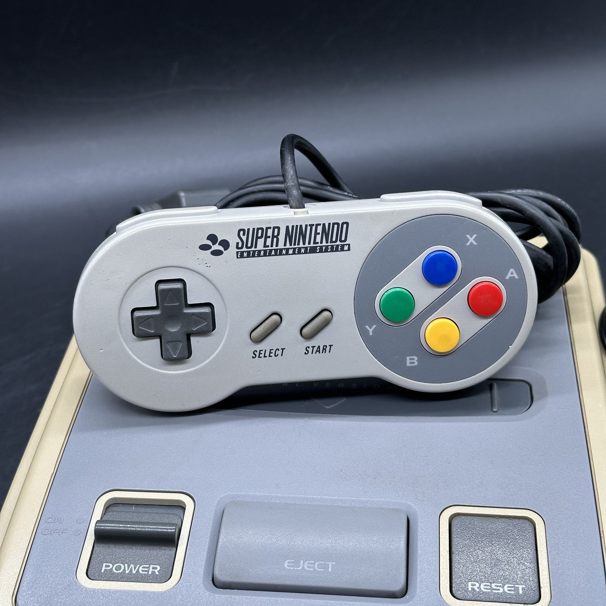 Super Nintendo Entertainment System Konsole Grau PAL mit Controller Retro SNES – Bild 2