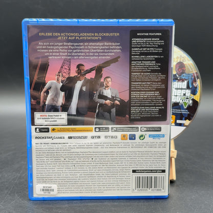 Grand Theft Auto V Sony PlayStation 5 PS5 PAL Spiel OVP 2022 – Bild 2