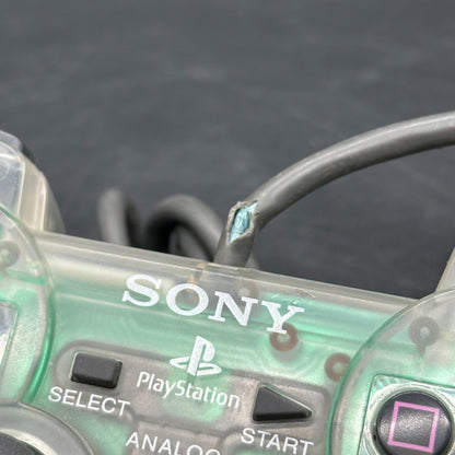 Original Sony PlayStation One / 1 Dualshock Controller Transparent PS1 - GUT