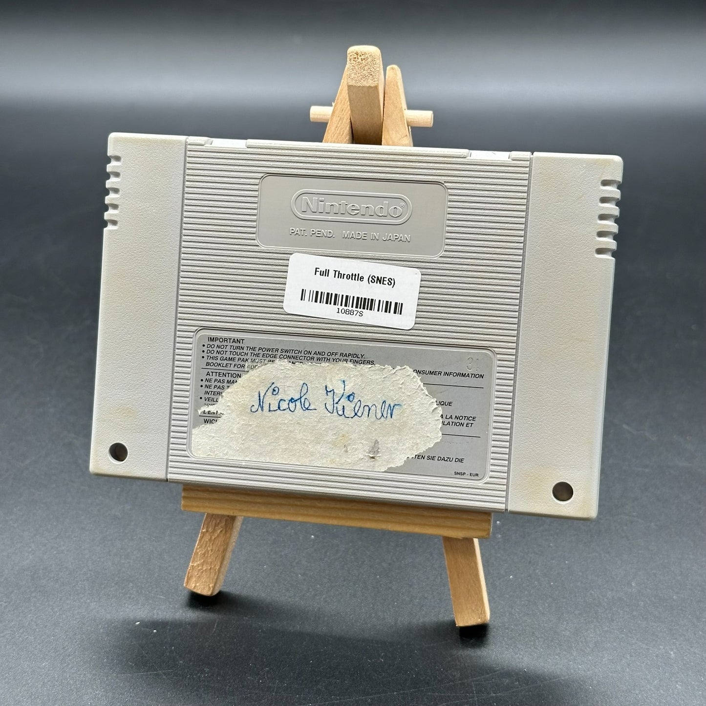 Full Throttle All-American Racing SNES Modul