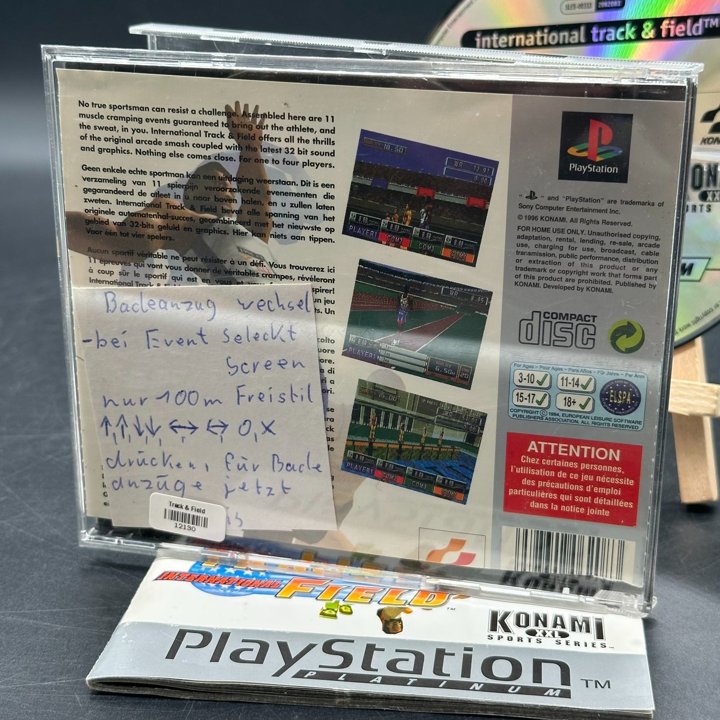 International Track and Field - Sony Playstation 1 | PS1 | PSone Spiel