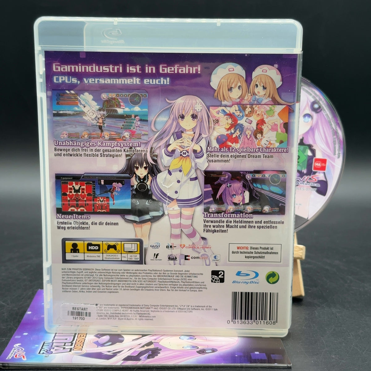Hyperdimension Neptunia mk2 Sony PlayStation 3 PS3 PAL Spiel OVP komplett 2012 – Bild 2