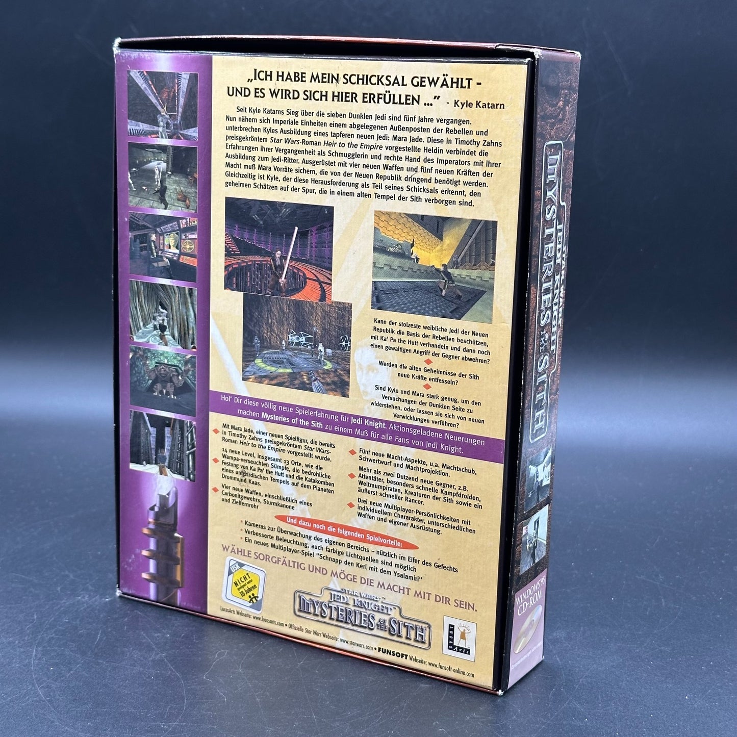Star Wars Jedi Knight Mysteries Of The Sith 1 - PC Big Box
