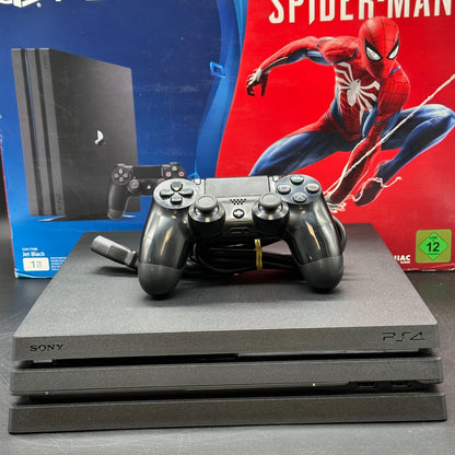 Sony PlayStation 4 Pro - 1 TB - schwarz - inkl. Controller, ohne Spiel