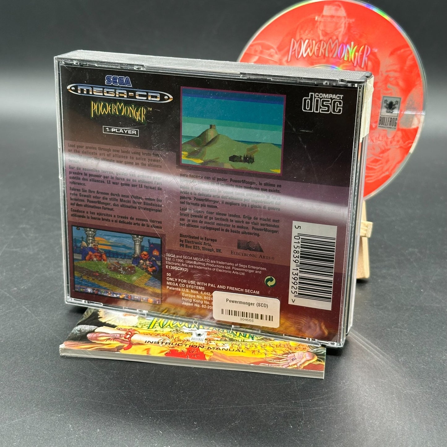 SEGA Mega-CD - Powermonger - TOP / MCD Spiel