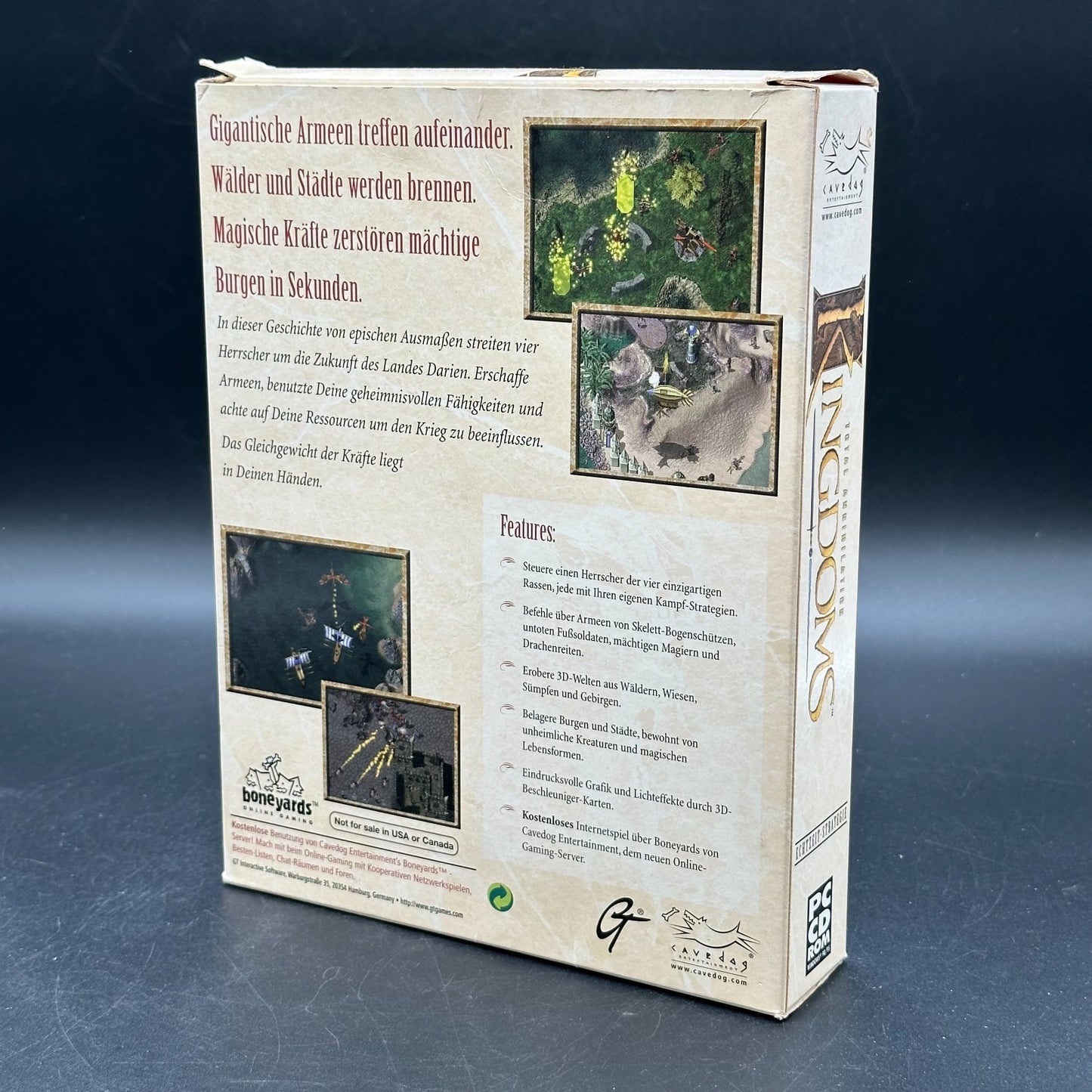 Total Annihilation: Kingdoms (PC, 1999) Big Box