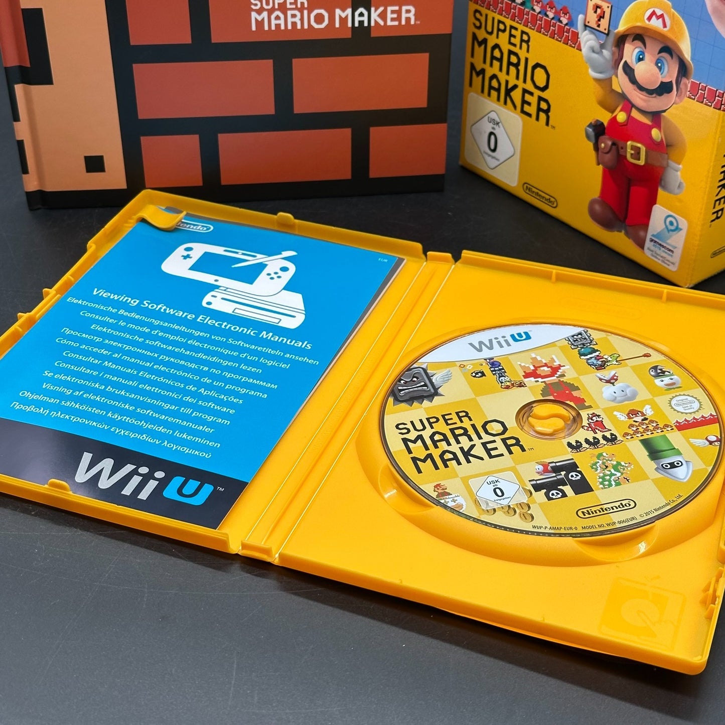 Wii U - Super Mario Maker inkl. Artbook (OVP, mit Anleitung)