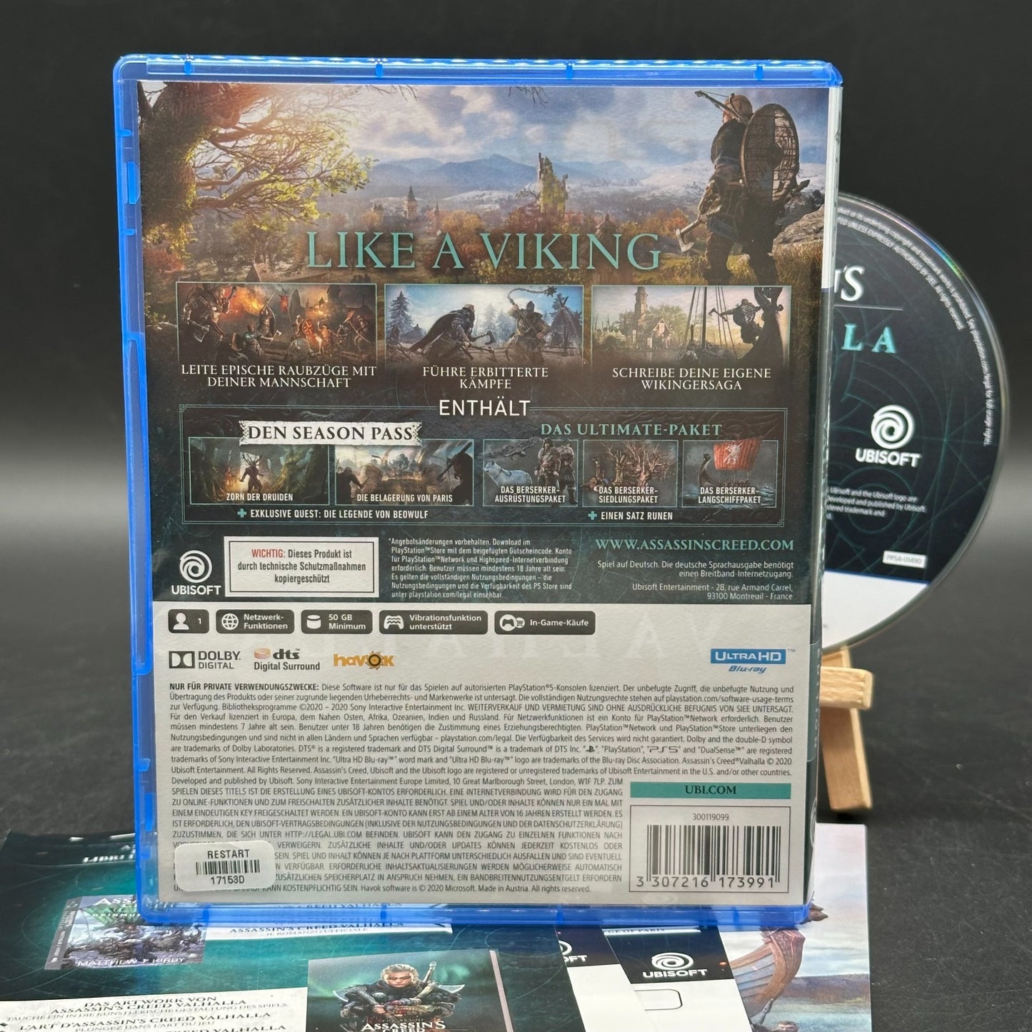 Assassin's Creed Valhalla Ultimate Edition (PlayStation 5, PS5) - Unbenutzt