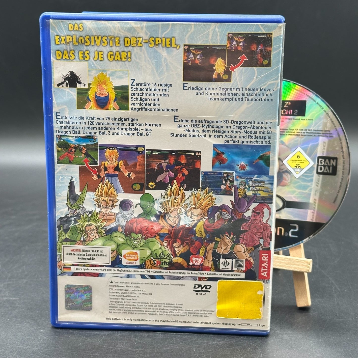 Dragon Ball Z: Budokai Tenkaichi 2 | PS2 ohne Anleitung