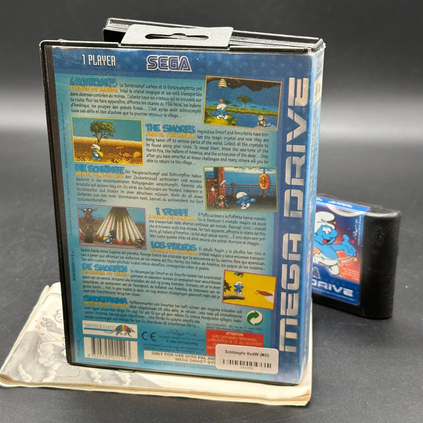 Die Schlümpfe: Autour du Monde (Sega Mega Drive)