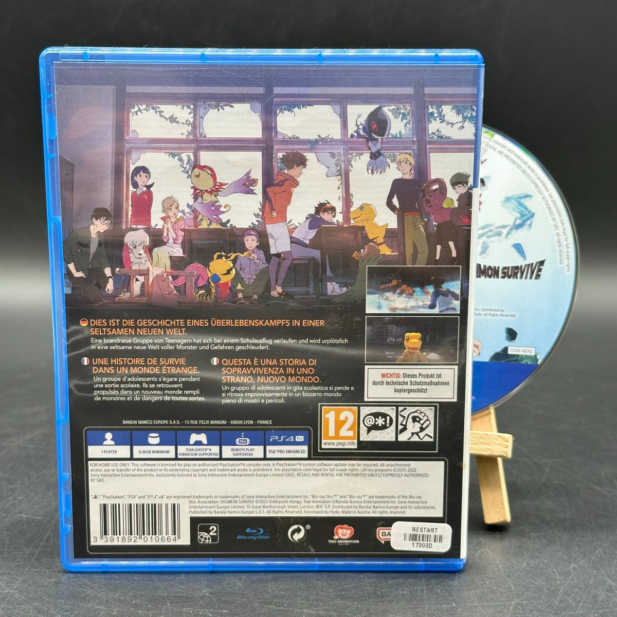 Digimon Survive (PlayStation 4, PS4)