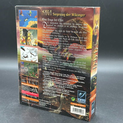 SAGA Siegeszug der Wikinger Cryo PC CD-ROM Windows 95/98, 1999 Big Box