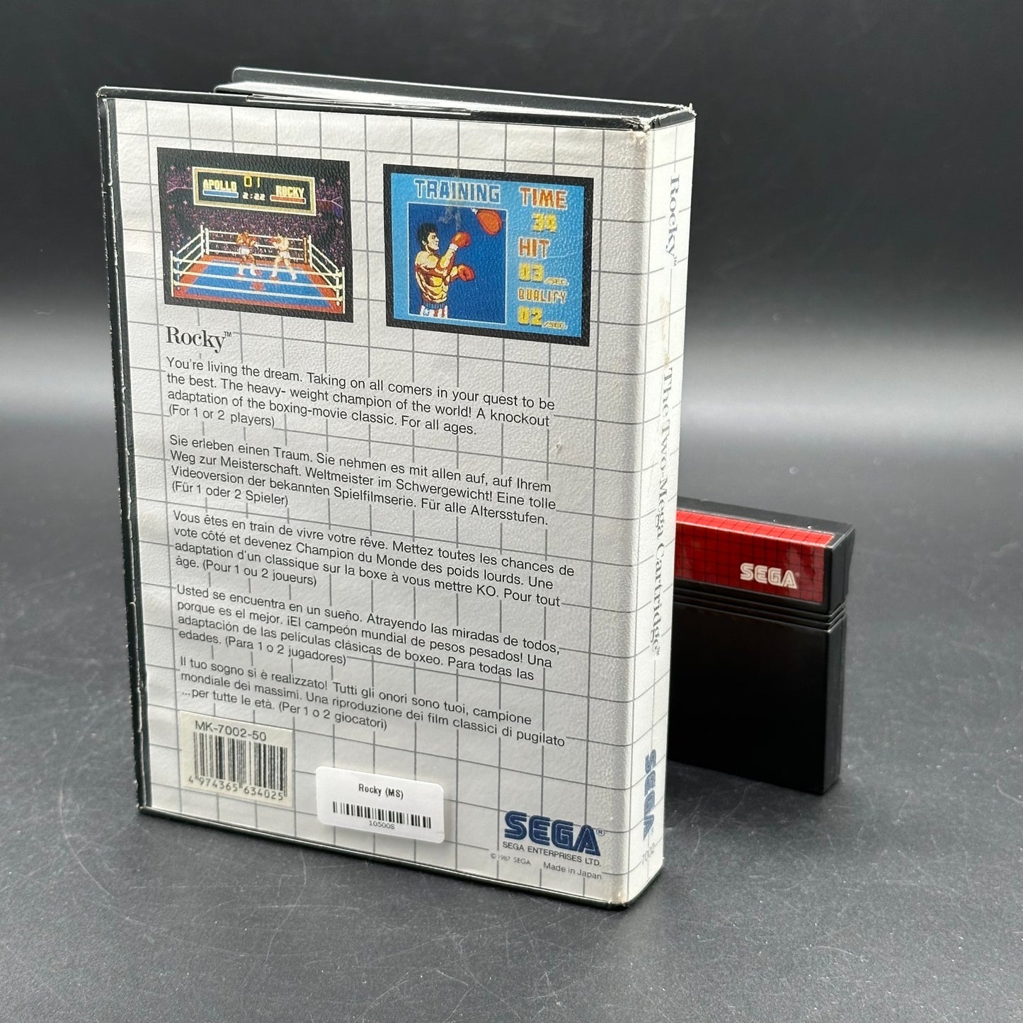 Sega Master System Spiel : Rocky - Modul ohne Anleitung OVP | MS PAL Cartridge
