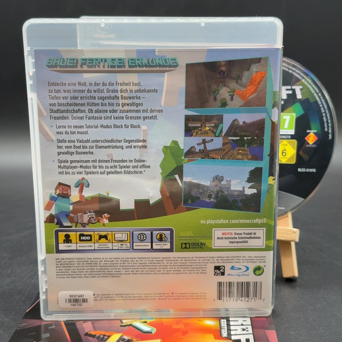 Minecraft: PlayStation 3 Edition Sony PlayStation 3 PS3 PAL Spiel OVP komplett – Bild 2