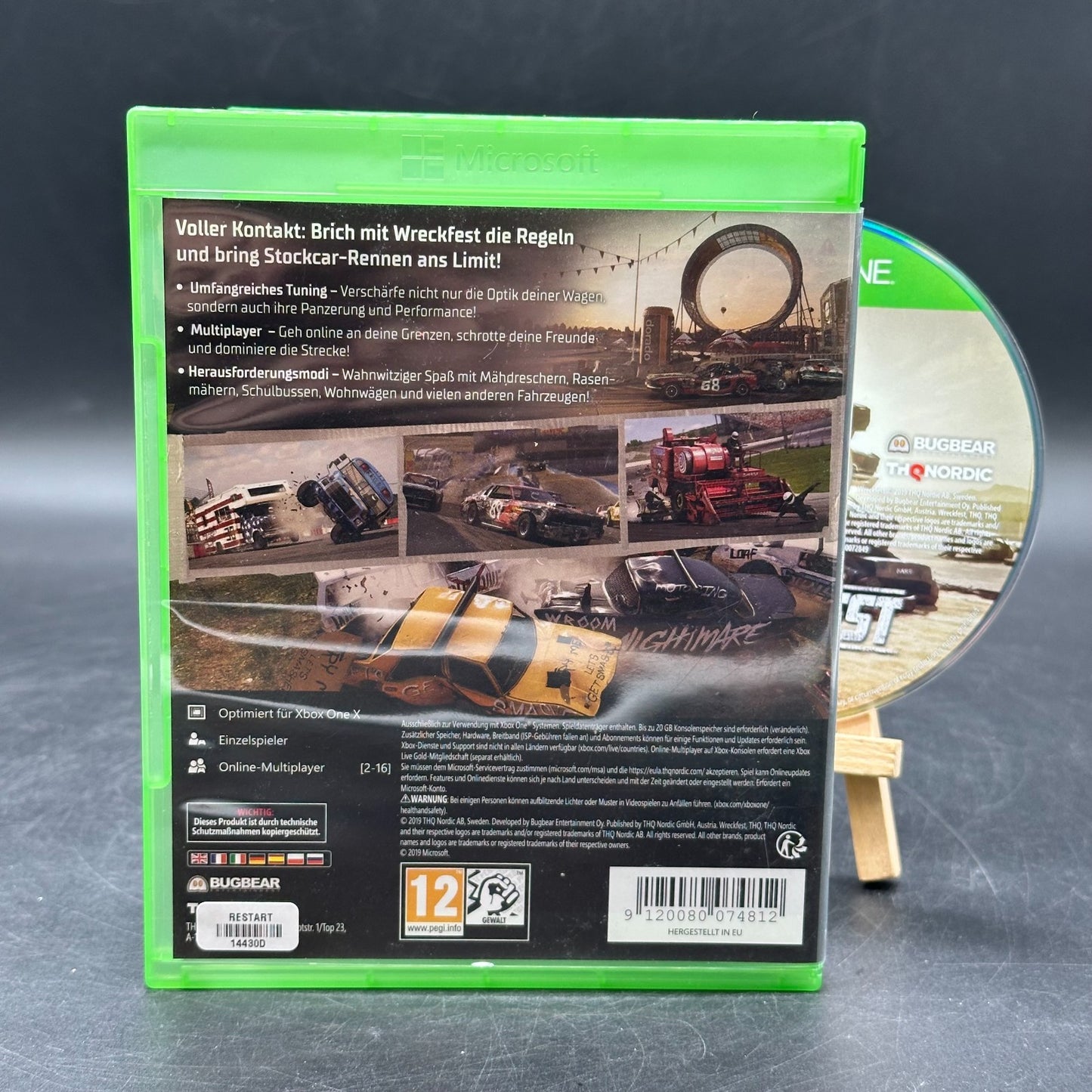 Microsoft Xbox One Wreckfest Deluxe Edition in OVP