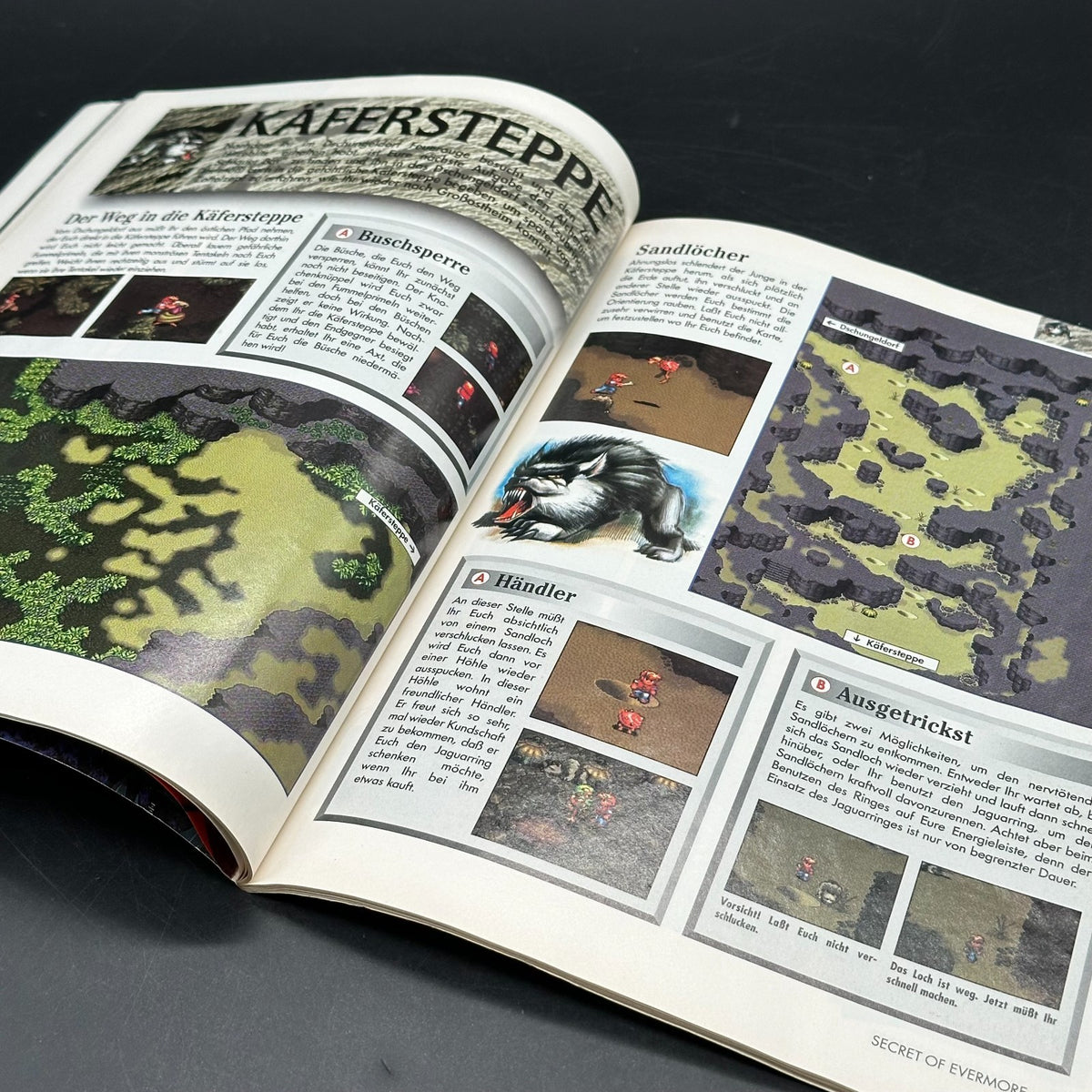 Secret of Evermore Spieleberater (Super Nintendo, SNES)
