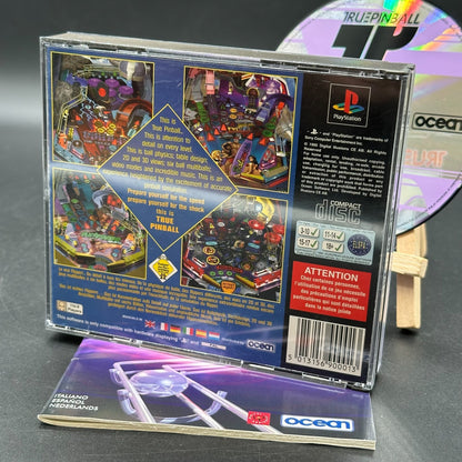 Sony Playstation 1 PS1 Spiel True Pinball CiB vollständig Händler